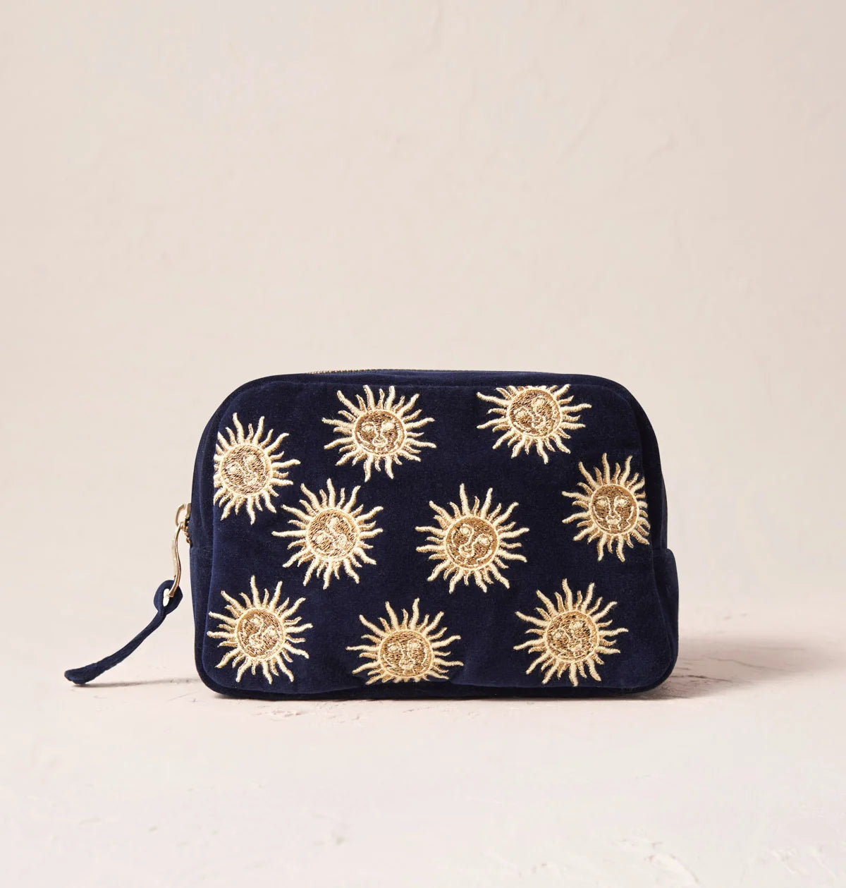 Sun Goddess Cosmetics Bag - Navy